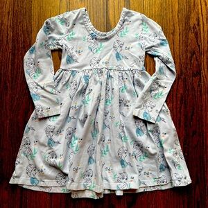 COPY - Hanna Andersson - Disney Frozen 2 Elsa Skater Dress - Size 100 / 4